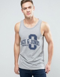 Майка с графикой Jack & Jones Originals - Серый