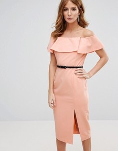 Платье-футляр с поясом Millie Mackintosh - Розовый