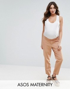 Чиносы для беременных ASOS Maternity - Розовый