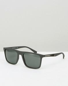 Квадратные солнцезащитные очки зеленого цвета Emporio Armani - Зеленый