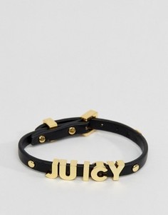 Кожаный браслет Juicy Couture - Черный