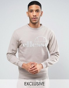 Свитшот с крупным логотипом Ellesse - Stone