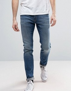 Эластичные джинсы скинни с выбеленной отделкой Tommy Hilfiger Denim - Синий