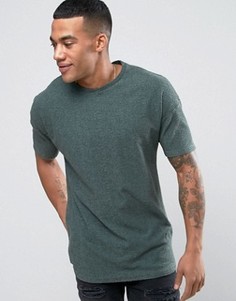Фактурная футболка с заниженной линией плеч Religion T - Зеленый
