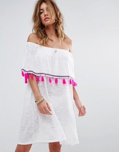 Платье мини Pitusa Ibiza - Белый