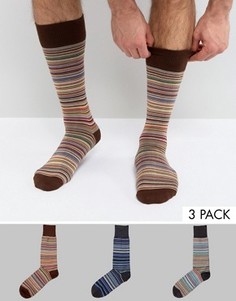 3 пары классических носков Paul Smith - Мульти