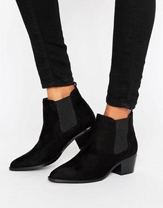 Ботинки челси с острым носком Head Over Heels - Черный