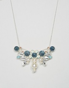 Броское ожерелье с искусственным жемчугом и камнями Johnny Loves Rosie - Мульти