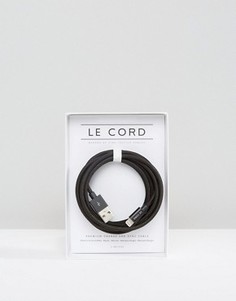 Черный USB-кабель для iPhone длиной 2 м Le Cord - Черный