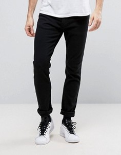 Черные джинсы скинни с начесом Hollister - Черный
