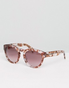 Солнцезащитные очки кошачий глаз с градиентными стеклами Raen - Розовый