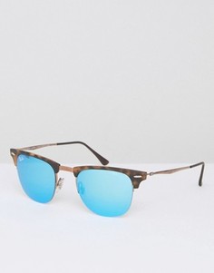 Солнцезащитные очки Клабмастер Ray Ban - Коричневый