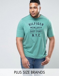 Зеленая футболка с логотипом Tommy Hilfiger PLUS Ryan - Зеленый