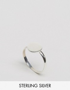 Серебряное кольцо с диском Kingsley Ryan - Серебряный