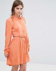 Платье-рубашка Oeurve - Оранжевый Oeuvre