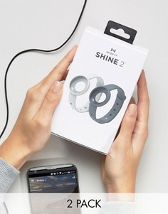 Набор из 2 браслетов для трекеров активности белого/серого цвета Misfit Shine 2 - Мульти