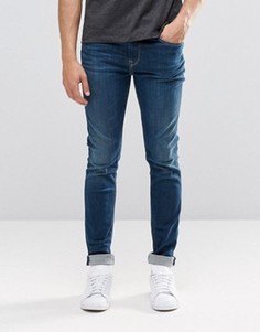 Темные зауженные джинсы Pepe Nickel I47 - Синий