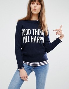 Джемпер с надписью Good Things Will Happen Levis - Синий