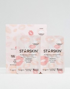Увлажняющая, увеличивающая объем маска для губ с биоцеллюлозой Starskin Dreamkiss (2x2 шт. - Бесцветный