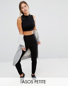 Трикотажные брюки‑галифе ASOS PETITE - Черный