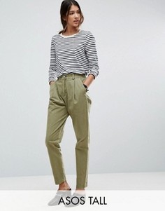 Выбеленные брюки-галифе ASOS TALL - Зеленый