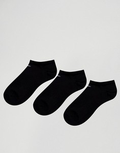 3 пары легких носков Nike No Show - Черный