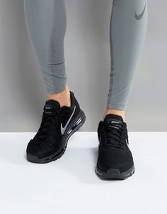 Черные кроссовки Nike Running Air Max 2017 849559-001 - Серый
