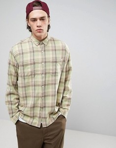 Зеленая oversize-рубашка в клетку ASOS - Зеленый