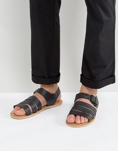 Кожаные сандалии Zign - Черный