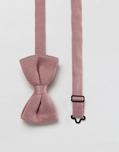 Розовый вязаный галстук-бабочка ASOS - Розовый