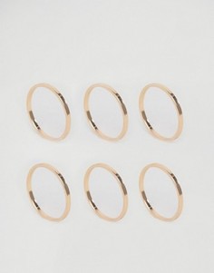 Наборные кольца в минималистском стиле ALDO - Золотой