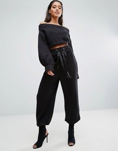 Широкие джоггеры Missguided Londunn - Черный