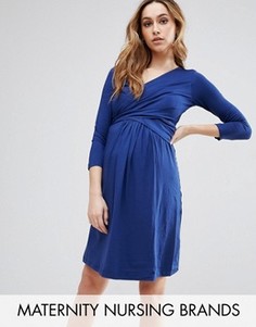 Платье для кормящих Isabella Oliver Avebury - Темно-синий