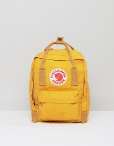 Маленький рюкзак горчичного цвета Fjallraven Kanken - Желтый