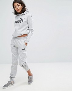Серые спортивные штаны с логотипом Puma Classic - Серый
