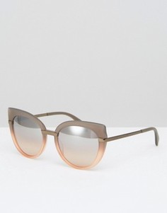 Солнцезащитные очки кошачий глаз с зеркальными стеклами Marc By Marc Jacobs - Розовый