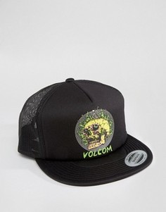 Бейсболка с логотипом в виде черепа Volcom x Tetsunori - Черный