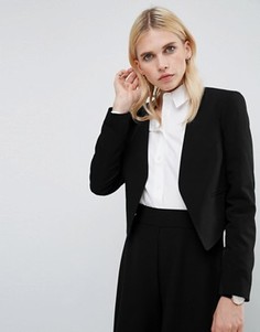 Укороченный блейзер ASOS Tailored - Черный