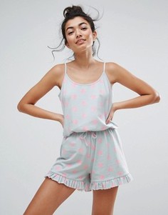 Пижамный ромпер с ракушками Vero Moda - Мульти