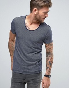 Футболка с круглым вырезом Scotch & Soda Depp - Темно-синий