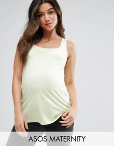 Длинная майка ASOS Maternity Ultimate - Желтый