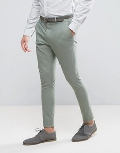 Супероблегающие брюки Selected Homme - Зеленый