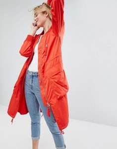 Удлиненная ветровка Monki - Красный
