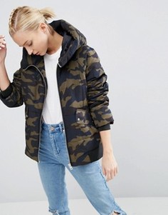 Дутая куртка с камуфляжным принтом ASOS - Мульти