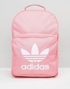 Розовый рюкзак с трилистником adidas Originals BK6725 - Розовый