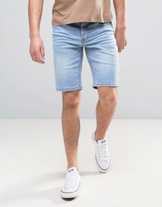 Джинсовые шорты слим Only & Sons - Синий
