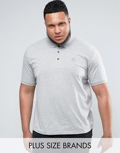 Облегающая футболка-поло Le Breve PLUS - Серый