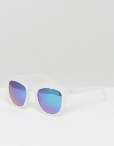 Солнцезащитные очки с зеркальными стеклами New Look - Черный