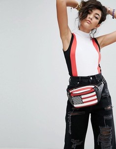 Боди с контрастными вставками ASOS - Мульти
