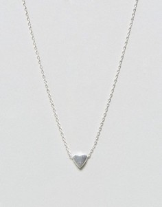 Ожерелье с сердечком Pieces - Серебряный